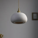 Japanese Nordic Brass Ceramic Pendant Light | Modern Home Lighting