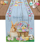 Holiday Dress-up Table Runner Easter Rabbit Egg Tablecloth