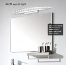 LED Simple Bathroom Shower Room Wall Lamp Crystal Mirror Headlight