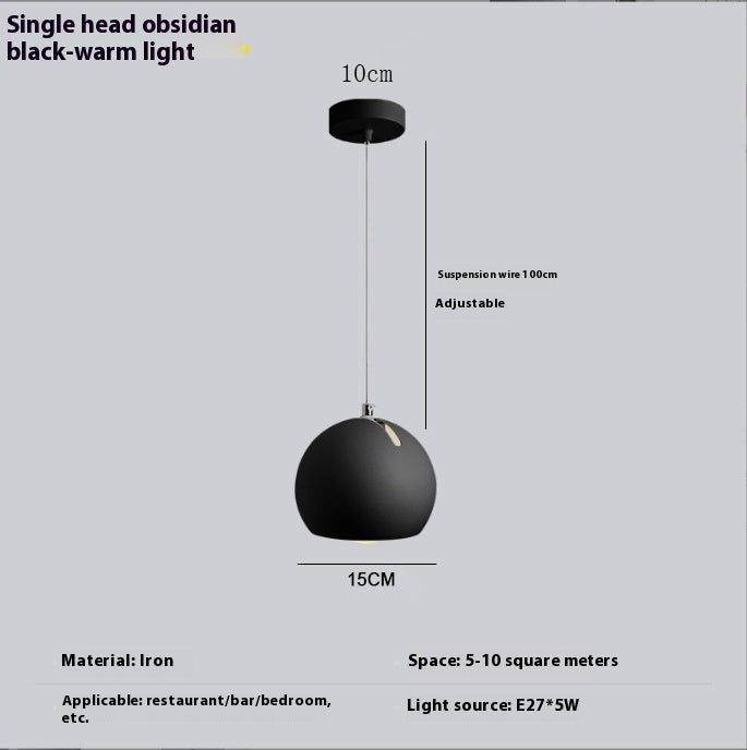 Postmodern Ball Chandelier Lamp | Stylish Table & Bedside Light