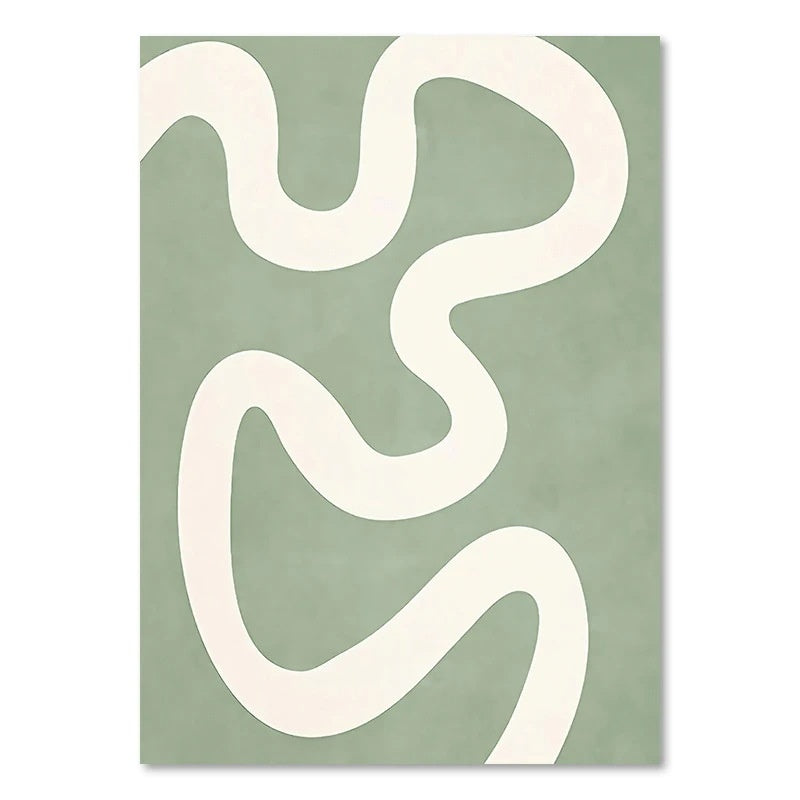 Green Plant Decorative Painting Wall Art