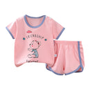 Children's Short-sleeved Suit Korean Clothing