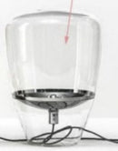 Scandinavian Minimalist Glass Table Lamp | Elegant Home Lighting