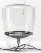 Scandinavian Minimalist Glass Table Lamp | Elegant Home Lighting