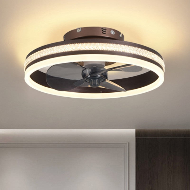 Invisible LED Ceiling Fan Lights | Sleek Bedroom & Living Room Fan